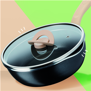 Tefal One pick pot pan, 24 cm, juoda - Keptuvė gruzdinimui