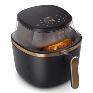 Philips 3000 Series, 4.2 L, 1400 W, juoda - Oro gruzdintuvė NA332/00
