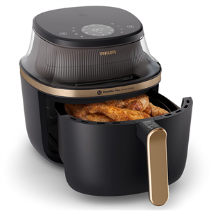 Philips 3000 Series, 4.2 L, 1400 W, juoda - Oro gruzdintuvė