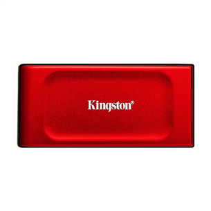 Kingston XS1000, 2 TB, raudonas - Išorinis SSD diskas SXS1000R/2000G