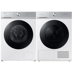 Samsung, 9 kg + 9 kg - Skalbimo mašina + Drabužių džiovyklė WW90DB8U95GH+DV90BB9