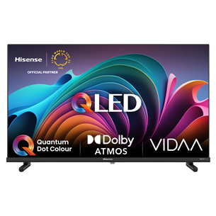 Televizorius Hisense A5NQ, 32'', FHD, QLED, juodas 32A5NQ