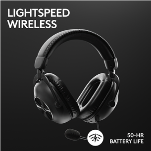 Logitech G PRO X 2, black - Wireless headset Item - 981-001263