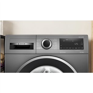 Bosch Series 6, 9 kg, gylis 59 cm, 1400 rpm, pilka - Skalbimo mašina