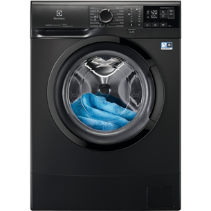 Electrolux PerfectCare 600, 6 kg, gylis 42.7 cm, 1000 rpm, tamsiai sidabrinė - Skalbimo mašina EW6SM406BXE