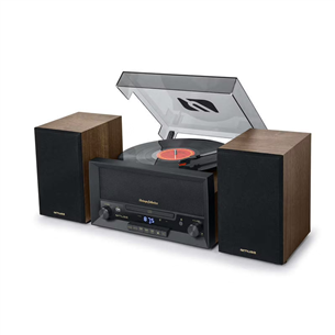 Muse MT-120 MB, CD, USB, Bluetooth, patefonas, juodas/rudas - Muzikinis centras