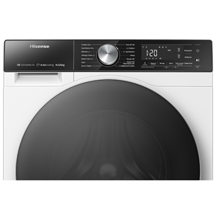 Hisense, 10.5 kg / 6 kg, gylis 59 cm, 1400 rpm - Skalbimo mašina - džiovyklė
