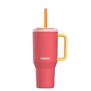 Kambukka Rio Tumbler, 950 ml, Pink Papaya, raudona/geltona - Termo gertuvė