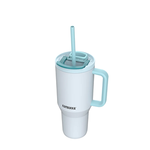 Kambukka Rio Tumbler, 950 ml, Frosty Coconut, balta/mėlyna - Termo gertuvė