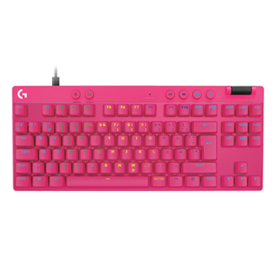 Logitech Pro X TKL Rapid, SWE, rožinė - Klaviatūra 920-013251