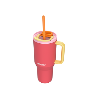 Kambukka Rio Tumbler, 950 ml, Pink Papaya, raudona/geltona - Termo gertuvė