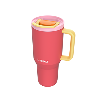 Kambukka Rio Tumbler, 950 ml, Pink Papaya, raudona/geltona - Termo gertuvė