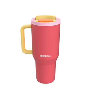 Kambukka Rio Tumbler, 950 ml, Pink Papaya, raudona/geltona - Termo gertuvė