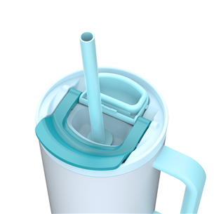 Kambukka Rio Tumbler, 950 ml, Frosty Coconut, balta/mėlyna - Termo gertuvė