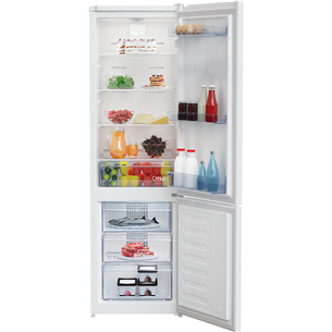 Beko, NoFrost, 266 L, aukštis 182 cm, baltas - Šaldytuvas