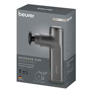 Beurer Sensitive+, juodas - Masažuoklis