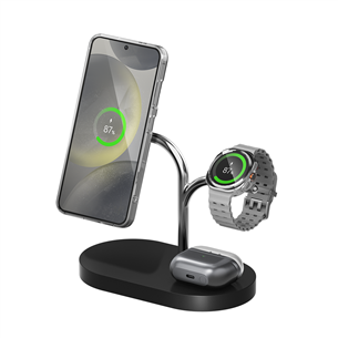 Samsung 3-in-1 Wireless Charger, 45 W, juodas - Belaidis įkroviklis
