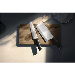WMF Kineo, 18 cm, juodas/nerūdijančio plieno - Santoku peilis
