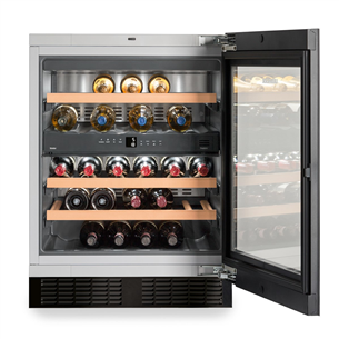 Liebherr, 34 bottles, height 82 cm, black - Built-in Wine Cooler Item - UWTGB1682-21