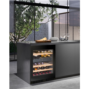 Liebherr, 34 bottles, height 82 cm, black - Built-in Wine Cooler Item - UWTGB1682-21