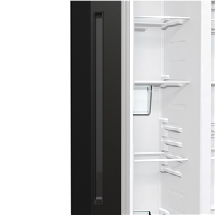 Hisense, No Frost, 550 L, aukštis 179 cm, juodas - SBS-Šaldytuvas
