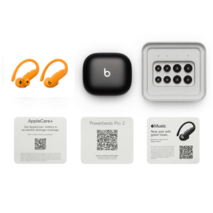 Beats PowerBeats Pro 2, oranžinės - Belaidės ausinės