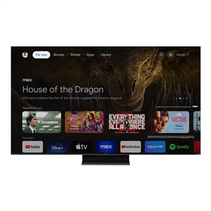 TCL C805, 85'', 4K UHD, Mini-LED, темно-серый - Телевизор