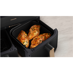 Philips 5000 Series Dual Basket, 2750 W, 9 L, black - Airfryer