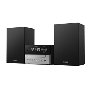 Philips TAM3205, 2.0, juodas/sidabrinis - Muzikinis centras