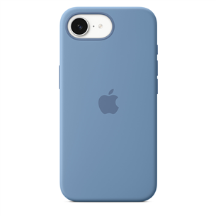 Apple Silicone Case, iPhone 16e, winter blue - Dėklas MD3Q4ZM/A