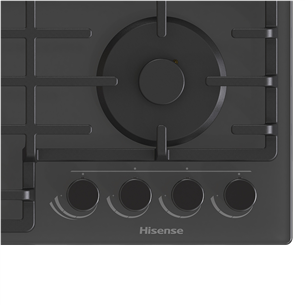 Kaitlentė Hisense, plotis 60 cm, juoda  Prekė-GG663B