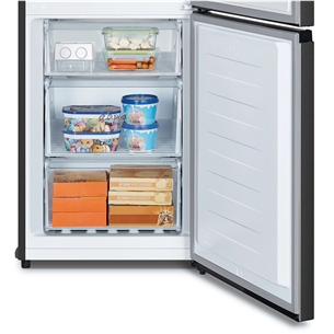 Hisense, NoFrost, 336 L, aukštis 202 cm, juodas - Šaldytuvas