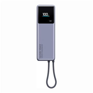 Xiaomi Power Bank, 165 Вт, 10000 мАч, серый - Внешний аккумулятор BHR9361GL