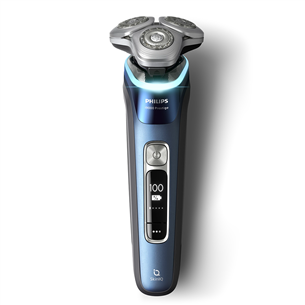 Philips i9000 Prestige, Wet & Dry, mėlyna - Barzdaskutė