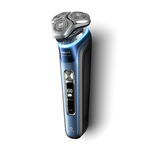 Philips i9000 Prestige, Wet & Dry, mėlyna - Barzdaskutė