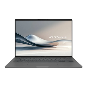 Asus Zenbook A14, 14'', OLED, X Elite, 32 GB, 1 TB, ENG, pilkas - Nešiojamas kompiuteris UX3407RA-QD010W