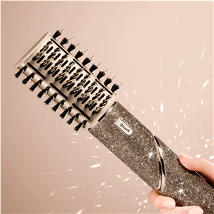 Shark FlexStyle Sparkle Champagne Diamond Limited Edition, 5-in-1, aukso spalvos - Plaukų formavimo šukos