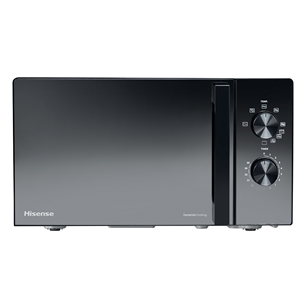 Hisense, 20 L, 700 W, veidrodinė/juoda - Mikrobangų krosnelė H20MOMBP1HG