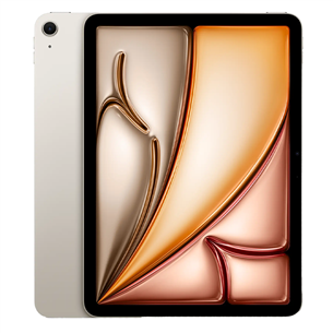 Apple iPad Air 11'' (2025), M3, 128 GB, WiFi, starlight - Planšetinis kompiuteris MC9Y4HC/A