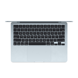 Apple MacBook Air 13 (2025), M4, 10C/8C, 16 GB, 256 GB, SWE, sky blue - Nešiojamas kompiuteris