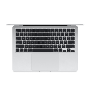 Apple MacBook Air 13 (2025), M4, 10C/10C, 24 GB, 512 GB, RUS, silver - Nešiojamas kompiuteris
