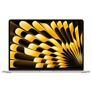 Apple MacBook Air 15 (2025), M4, 10C/10C, 16 GB, 256 GB, RUS, starlight - Nešiojamas kompiuteris MW1J3RU/A