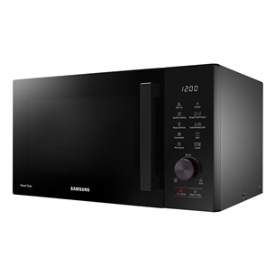 Samsung, 28 L, 2900 W, juoda - Mikrobangų krosnelė su griliu