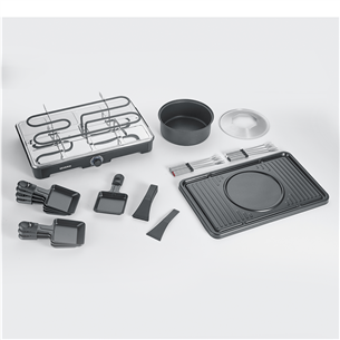 Severin, 1400 W, juodas - Raclette-Fondue komplektas