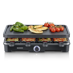 Severin, 1400 W, juodas - Raclette grilis RG9670