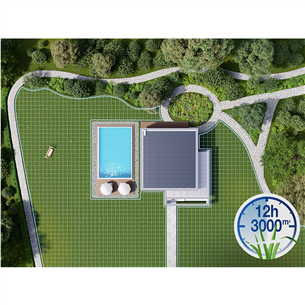 Ecovacs GOAT A1-3000 LiDAR, baltas/juodas - Vejos robotas