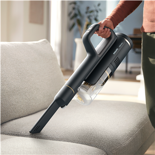 Philips 7000 Series AquaTrio, сухая и влажная уборка, черный/желтый - Беспроводной пылесос