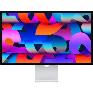 Apple Studio Display,  27", 5K, LED IPS, nano-texture glass, tilt & height adjustable stand, silver - Monitor Item - MMYV3Z/A MYJJ3Z/A