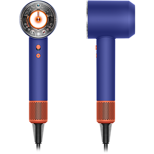 Plaukų džiovintuvas Dyson Supersonic Nural Ceramic Pop, 1600 W, mėlynas/oranžinis   Prekė-SUPERSONIC.NURALCP