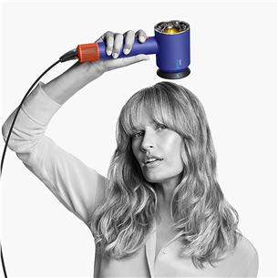 Plaukų džiovintuvas Dyson Supersonic Nural Ceramic Pop, 1600 W, mėlynas/oranžinis   Prekė-SUPERSONIC.NURALCP